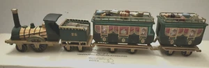 the Heritage Village Collection "The Flying Scot Train" 4er Set handbemalt - Bild 1 von 4