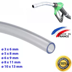 Durite transparente (au mètre) : Huile eau essence gasoil alcool débroussailleur - Imagen 1 de 4