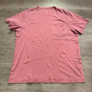 J Crew Shirt Herren Large rosa Strick Garment Dyed Kurzarm Erwachsene Baumwolle T-Shirt - Bild 1 von 8