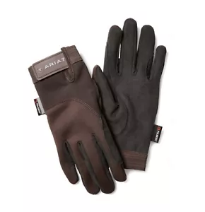 Ariat Insulated Tek Grip Gloves - Brown / Bark - CLEARANCE - Picture 1 of 1