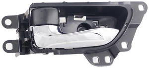 Manija interior de puerta cromada palanca trasera izquierda carcasa negra - Dorman 79870 - Imagen 1 de 3