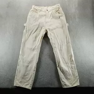 Dickies Pants Mens 31x30 Tan Carpenter American Workwear Painter Canvas - Picture 1 of 12