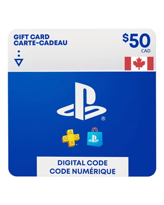 $50 PlayStation Store CAN Card - PS PSN CA Store PS4 PS5 - Image 1 of 3