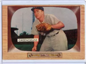 1955 Bowman Jim Greengrass Cincinnati Reds #49 âïžð¥ð¯ F/G - Picture 1 of 2