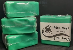 Aloe Vera hausgemachte handgemachte Seife - Bild 1 von 3