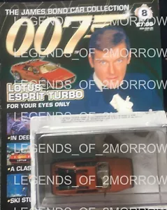 EAGLEMOSS JAMES BOND CAR COLLECTION - #8 LOTUS ESPRIT FOR YOUR EYES ONLY - NEW - Picture 1 of 1