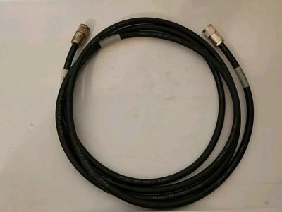 10' Cable Assy- RG-213/U Cable & terminated with M39012/01-0005 connectors, NOS. - Image 1 of 3