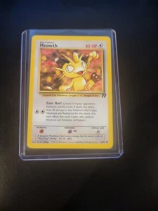 MEOWTH - Team Rocket Set - 62/82 - Common - Pokemon Card - Unlimited - Picture 1 of 10