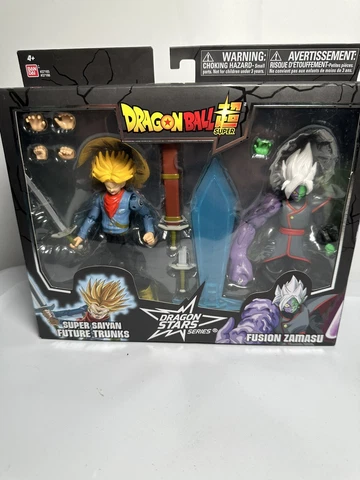 Dragon Ball Z Action Figures (Dragon Stars)SSJ Future Trunks X Fusion Zamasu Set Cover