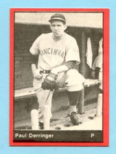 1977 TCMA 1939 1940 Cincinnati Reds -Paul Derringer- Box 912