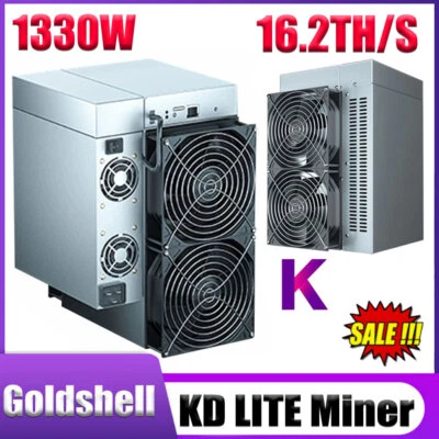 Goldshell KD LITE 16.2TH/S Hashrate 1330W Kadena KDA Miner WiFi Version With PSU - Image 1 of 4