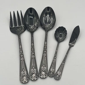 5-teiliges Euirio Edelstahl Besteck Servierset - Bild 1 von 5