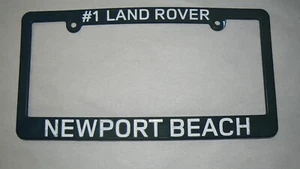 Land Rover Newport Beach License Plate Frame - Dealership Plastic - Picture 1 of 2