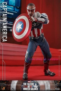 Perfect Hot Toys TMS040 1/6 Marvel Falcon Winter Soldier Captain America Action - Picture 1 of 20