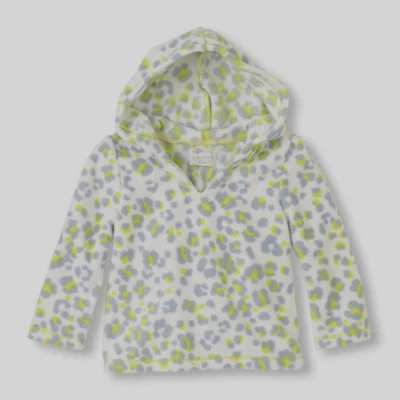  Pullover Hoodie Leopard Print Girls Size 18-24 months Toddler Microfleece NWT - Image 1 of 4