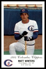 1984 Columbus Clippers Police Matt Winters (F) Columbus Clippers #NNO