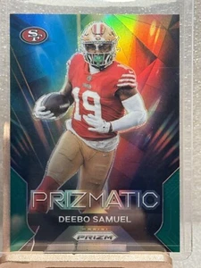 Deebo Samuel Green Prizmatic 2023 Panini Prizm San Francisco 49ers #17 - Picture 1 of 2