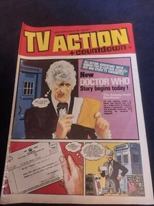 Vintage TV ACTION + COUNTDOWN Comic 24 JUNE 1972 #71 Dr Who Persuaders T Birds - Picture 1 of 7