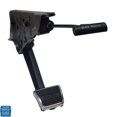 1964-1967 Chevelle El Camino Park Parking Brake Assembly with Pedal Pad and Trim - Image 1 of 3