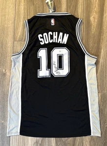 Jeremy Sochan Signed San Antonio Spurs Jersey NBA OrangeAcadamy Baylor PSA Proof - Picture 1 of 8