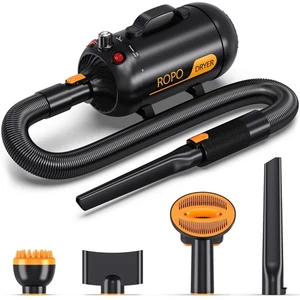 Secador de pelo para mascotas, soplador de agua para perros de alta potencia, aseo portátil de mascotas de bajo ruido... - Imagen 1 de 7