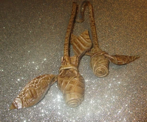 Brahmin Rose Charm/ Tassel - Leather - Picture 1 of 12