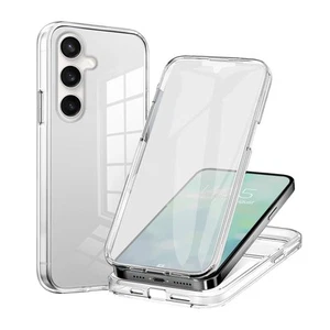 Etui na telefon komórkowy do Samsung Galaxy S25 Smartphone 360 stopni Cover Przezroczysta ochrona - Zdjęcie 1 z 9