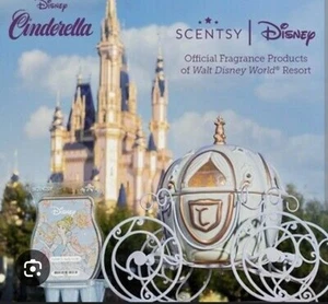 Scentsy Cinderella Disney Carriage Warmer W 3 Free Scents NIB RARE HTF - Bild 1 von 13