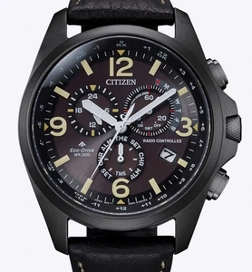 Citizen Promaster Land Eco-Drive World-Time Funk Alarm-Chrono 20 ATM CB5925-15E - Picture 1 of 4