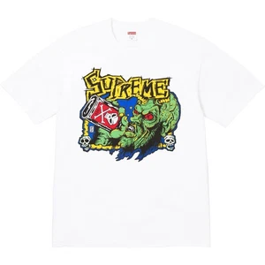CAMISETA SUPREME FUCKIN BLOWOUT Blanca FW25 Rob Zombie Estampado Gráfico Talla XL - Imagen 1 de 4