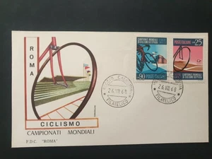 Repubblica Italiana Storia Postale Busta FDC R. Calabria 1968 Ciclismo (VR683) - Picture 1 of 1