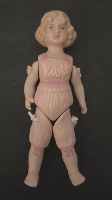 Muñeca de colección Shackman French Bisque Chemise de 5,5 pulgadas hecha en Japón Foto 1 de 4