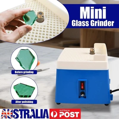 Mini Portable Stained Glass Grinder Diamond Automatic Art Grinding Tool AU STOCK - image 1 of 4