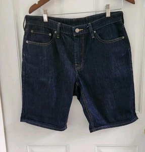 Levi Levis Strauss Dark Denim Jean Shorts Mens Size 32 - Picture 1 of 7