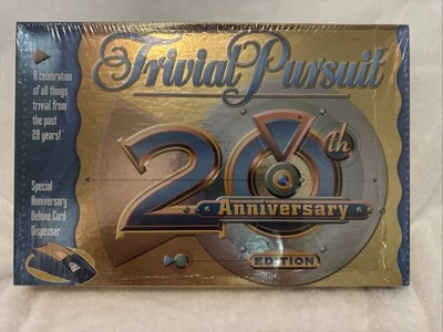 Карточки настольная игра Trivial Pursuit 20th Anniversary Edition совершенно НОВЫЕ ЗАПЕЧАТАННЫЕ - Изображение 1 из 4