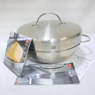 Zwilling Plus Steamer Smoker Set 28cm Triple-Layer Base Germany IH Compatible - Image 1 of 4