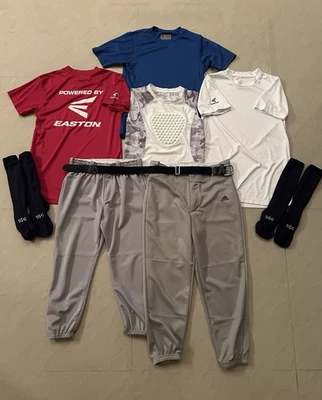 Paquete de pantalones de jersey con protector de esternón en el pecho de béisbol  Foto 1 de 4