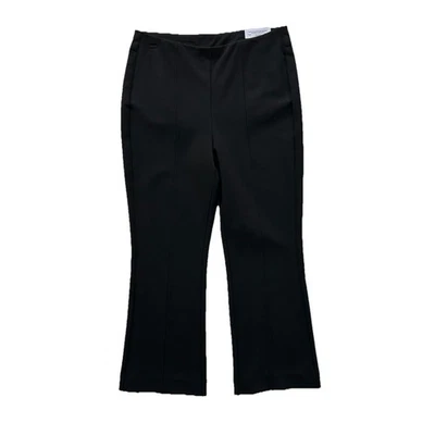 Chico's NEW So Slimming Juliet Kick Flare Crop Pants Black Women’s Size 0.5 US 6 - Image 1 of 4