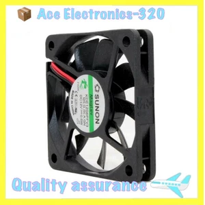 KDE1206PFV3 For SUNON DC 12V 0.6W 60*60*10MM 2-wire Ultra-quiet CPU Cooling Fan - Picture 1 of 4