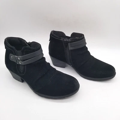 Bota para mujer EARTH ORIGINS Oakland Odel negra gamuza 6,5 M Foto 1 de 4