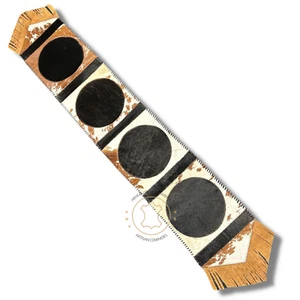 Cowhide Table Runner Solid Design 6ft long - Table Decor Runner - Picture 1 of 5