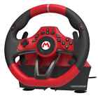 Hori Mario Kart Racing Wheel Pro Deluxe Black Red Usb Steering Wheel + Pedals...