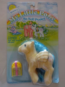My Little Pony G1 So Soft Ponies BOUNCY 1986 Hasbro *New* NRFP - Foto 1 di 2
