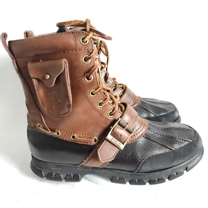 Polo by Ralph Lauren Hamlin 2 Mens Size 8.5 D Vintage 90's Ankle Buckle Boots - Picture 1 of 10