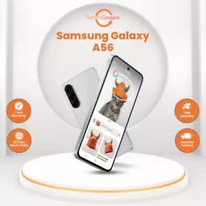 Samsung Galaxy A56 128GB 8GB RAM 5G Smartphone Dual Sim Unlocked Latest 2025 - Picture 1 of 28