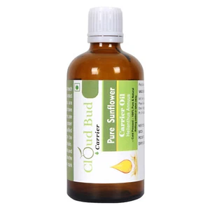 Aceite puro de girasol Helianthus annuus prensado en frío sin cortar natural para el cabello de la piel - Imagen 1 de 17