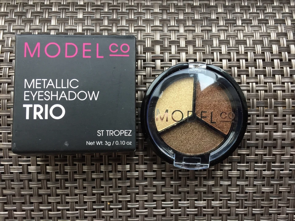 Model Co Metallic Eyeshadow Trio in ST TROPEZ 3g/0.10oz Full Size NIB - Image 1 of 1