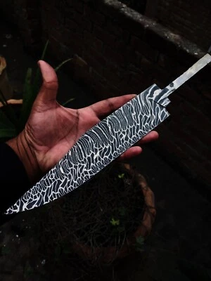 Mosaik Damaststahl Rohling Klinge zur Herstellung von Messer Custom Made Spir... - Bild 1 von 4