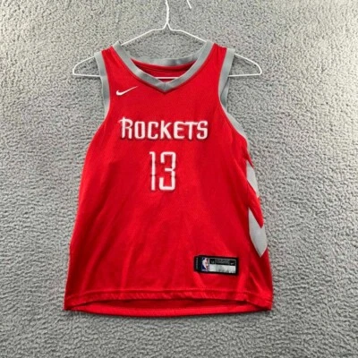 Camiseta deportiva juvenil mediana James Harden swingman de los Houston Rockets Nike NBA Dri-Fit Foto 1 de 4