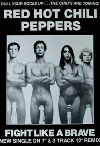 RED HOT CHILI PEPPERS POSTER Fight Like a Brave 24X36 - Picture 1 of 1